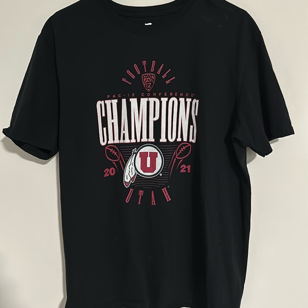 Utah Utes, Pac-12 football conference champions 20-21 t-shirt.